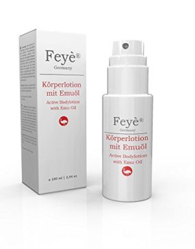 Feyè® Pflegelotion mit Emuöl – Creme bei Neurodermitis, trockener Haut, empfindlicher und sensibler Haut – Lindert Juckreiz, auch bei Psoriasis und Schuppenflechte – Made in Germany