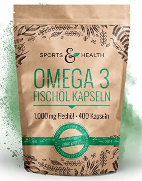 Omega 3 Fischöl Kapseln – 400 Kapseln Hochdosiert In Besonderer Qualität – 1000mg Omega3 Fettsäuren Pro Kapsel – Qualität Der Fischölkapseln In Deutschland Geprüft