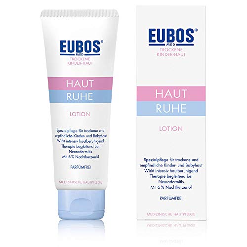 Eubos Haut Ruhe Lotion (1x125ml) für die tägliche Ganzkörperpflege bei trockener Kinder- und Baby-Haut empfohlen